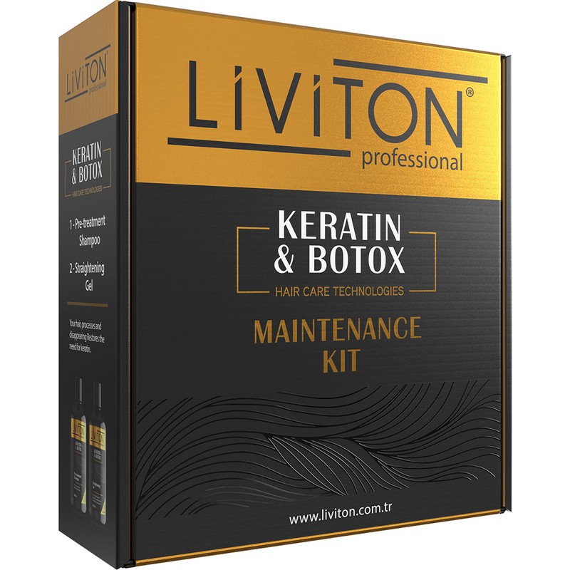 Liviton Professional Saç Düzleştirici ve Keratin Bakım Seti 500 ml