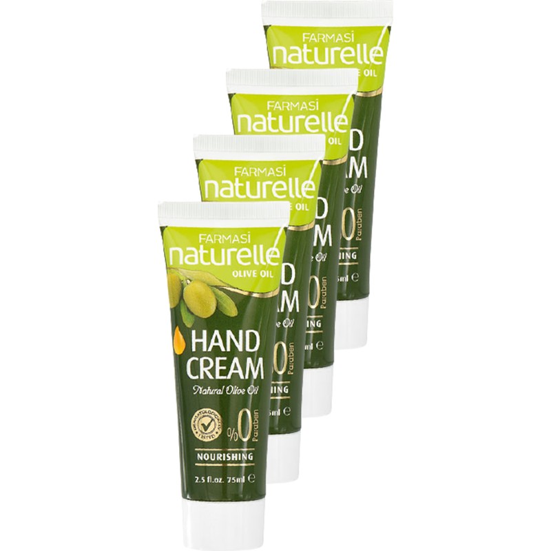 Farmasi Naturelle Zeytinyağlı El Kremi 75 ml 4'lü Set Besleyici Özellikleriyle Cildinizi Yumuşatır