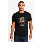 Qivi Pubg Miramar Baskılı Siyah Erkek Örme Tshirt