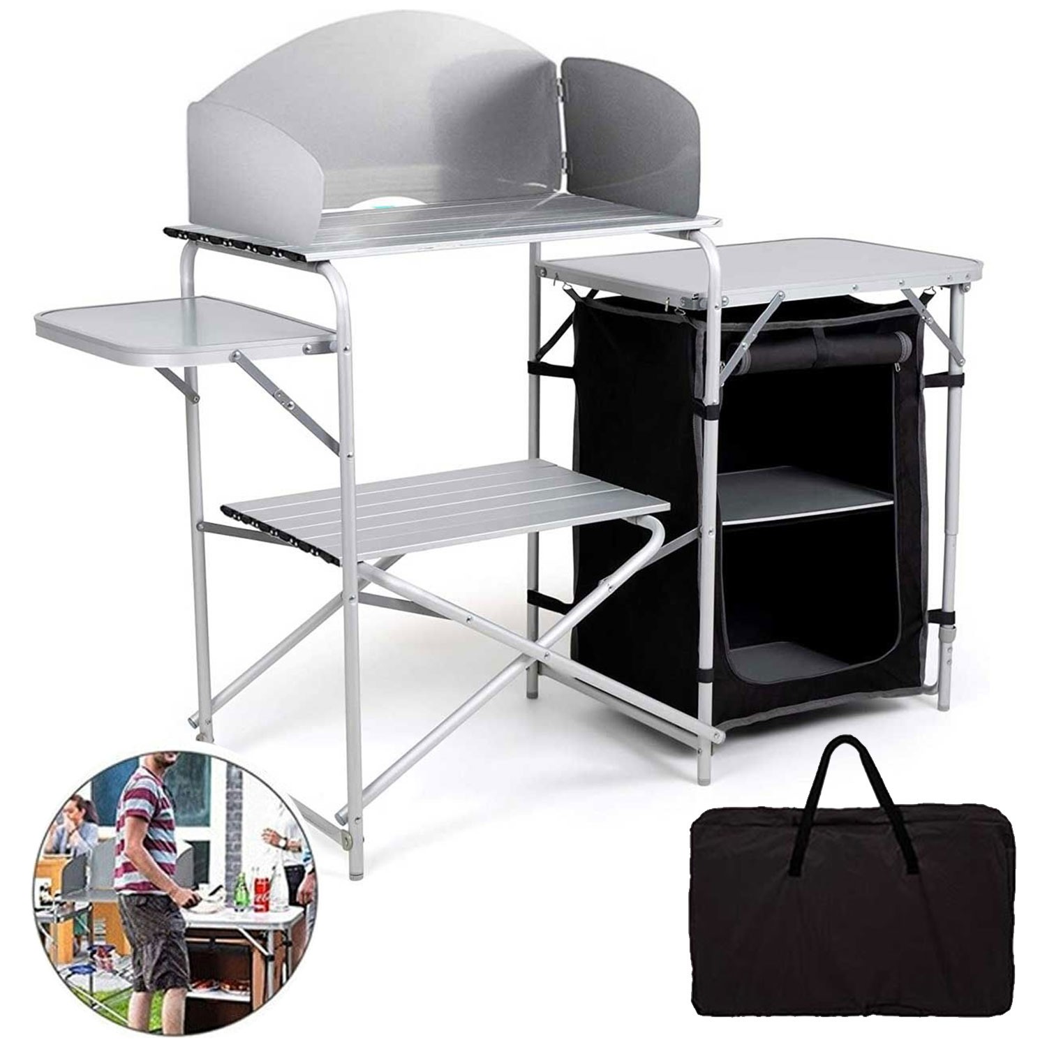 funky chairs katlanabilir portatif kamp mutfagi fiyati