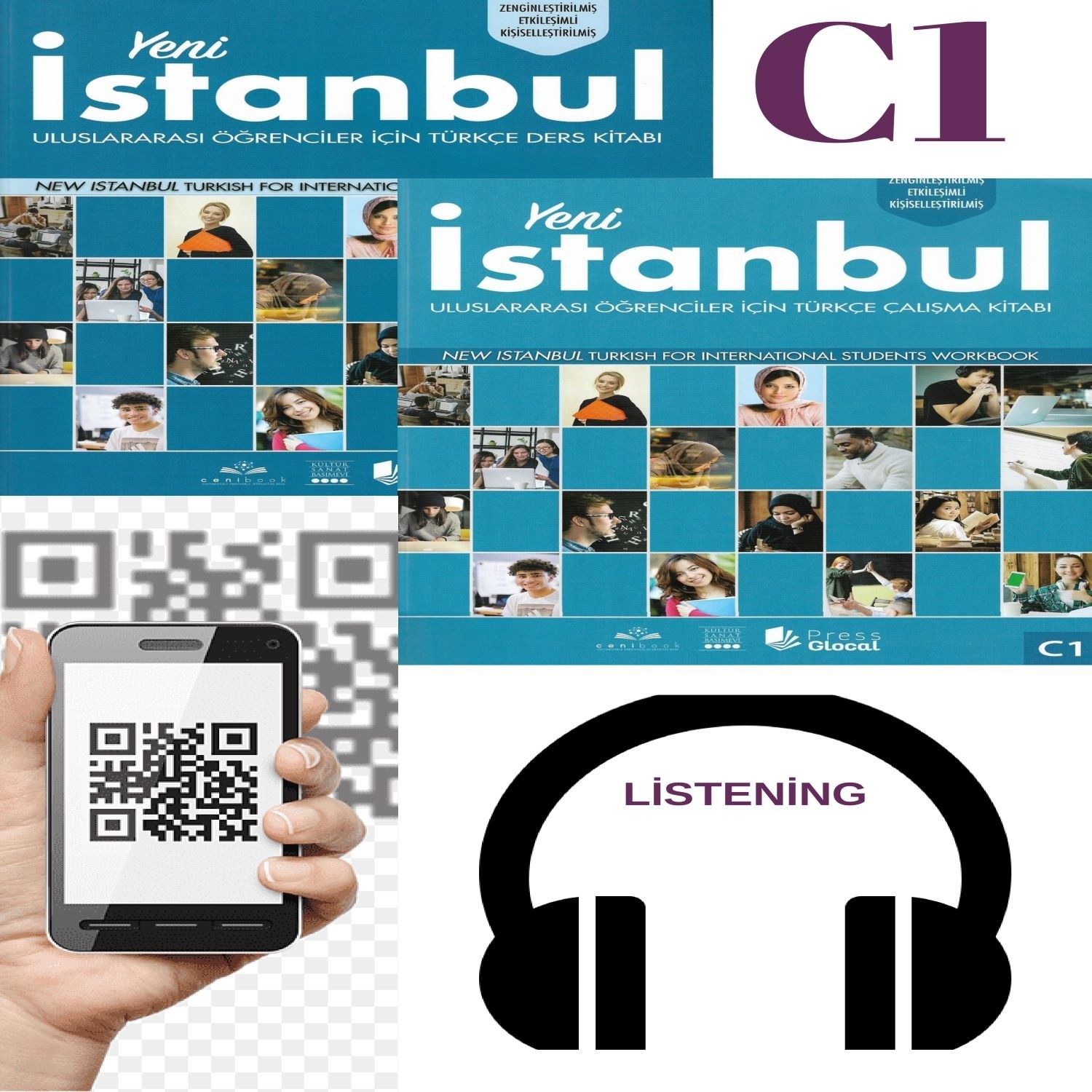 Yabancılar Için Türkçe Yeni Istanbul A1 A2 B1 B2 C1 Ders Kitabı 3948