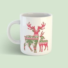 Bikutumutluluk Yılbaşı Serisi - Geyik Ailesi Kupa