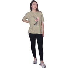 Sufyy %100 Pamuk Hardal Sarısı T-Shirt