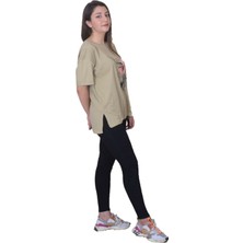 Sufyy %100 Pamuk Hardal Sarısı T-Shirt