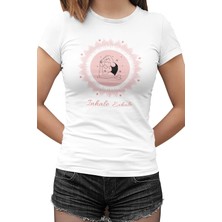 Lord T-Shirt Inhale Exhale Beyaz Bayan Tshirt