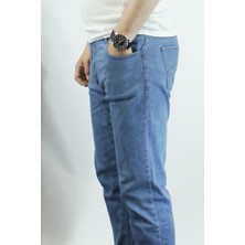 Taniş Erkek Yüksek Bel Regular Fit Pamuklu Kot Pantolon