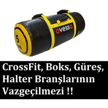 Avessa 5 kg Power Bag Crossfit - Fitness Güç Çantası Sarı