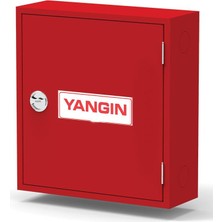 Ersan 1" Tek Kapaklı Saç Kapak 30 mt Hortumlu 0.90 mm Yangın Dolabı Tse' Li  Sıva Üstü Ersan