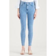 Mile High Super Skinny Kadın Jean Pantolon - Naples Stone - Medium Indigo