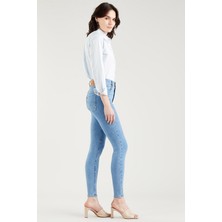 Mile High Super Skinny Kadın Jean Pantolon - Naples Stone - Medium Indigo