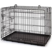 Atakan Petshop Metal Köpek Kafesi 91X61X66 cm Siyah