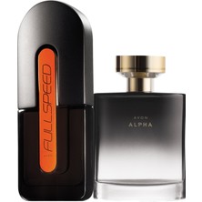 Avon Full Speed ve Alpha Erkek Parfüm Paketi