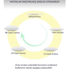 4 Adet Boncuk Silikonlu Kırlent Kılıfı Iç Yastığı