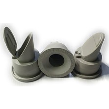 Pars Çekvalfli Adaptör Conta Ø50 - Lavabo-Evye Koku ve Haşere Önleyici (9 Adet)