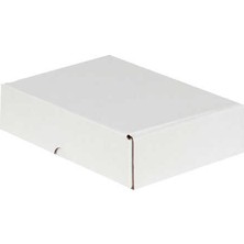 Kolici 24x16,5x6cm Kilitli Kutu -Beyaz 10'lu