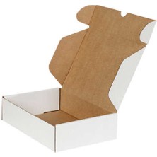 Kolici 24x16,5x6cm Kilitli Kutu -Beyaz 10'lu