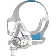 Resmed Airfit F20 Cpap Bpap Silikon Tam Yüz Ağız Burun Maskesi - Orta Boy / Medium