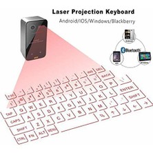 Icoco Shop Lazer Projeksiyon Bluetooth Sanal Klavye ve Fare (Yurt Dışından)