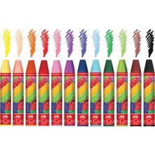 Faber-Castell Faber Castell 12'li Tam Boy Kuru Boya ve 12'li Pastel Boya