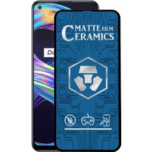 Case World Caseworld Realme 8 Tam Kaplayan Mat Seramik Nano Esnek Ekran Koruyucu Cam