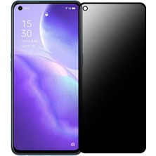 Bufalo Oppo Reno 5 Lite Hayalet Privacy Gizli Cam Ekran Koruyucu Siyah