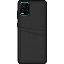 Fitcase Xiaomi Mi 10 Lite Kılıf Proda Deri Çift Kartlık Cepli Kapak