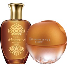 Avon Incandessence Enjoy ve Mesmerize Mystique Amber Kadın Parfüm Paketi