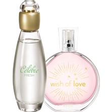 Avon Wish Of Love ve Celebre Fresh Kadın Parfüm PAKETI100 ml