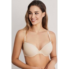 Eros Tulip Badem Yarı Push Up Sütyen Ten Renk