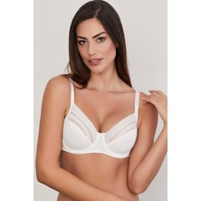 Eros Hanna Balenli Toparlayıcı Minimizer Sütyen Ekru Renk