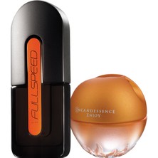 Avon Full Speed Erkek Parfüm ve Incandessence Enjoy Kadın Parfüm Paketi 125 ml