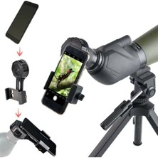 Bushman Dürbün Teleskop ve Mikroskop Için Telefon Aparatı-Fotograf Çekme APARATI(22MM-45MM )