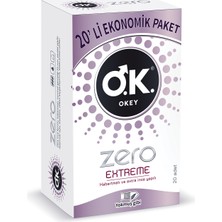 Okey Zero Extreme 20'li Prezervatif