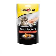 Gimcat Nutripockets Omega Somonlu Kedi Ödülü 60GR