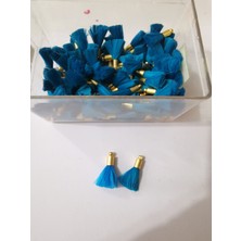 Livza Bijuteri  Rekli Püskül Takı Malzemesi (Sarı Kaplama) 5 Adet