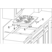 Silverline CS5429S01 Gri Ankastre Ocak - Doğalgaz