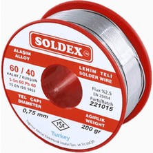 Soldex 200 gr 0,75 mm Lehim Teli