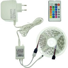 Aciko Tv Arkası Için Rgb 10 Metre Adaptör & Kumanda Şerit LED Hazır Set