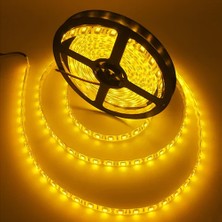 Aciko 3 Çipli Amber Şerit LED 10 METRE+12V Trafo Kuruluma Hazır Set