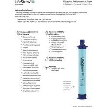 Lifestraw Kamp, Seyahat ve Acil Durum Için Kişisel Su Filtresi