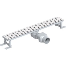 MaxiFlow Duş Kanalı 33 cm Paslanmaz 'maxiflow'  Süzgeç Q50 Yandan Çıkışlı