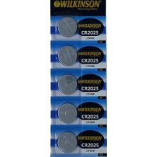 Wilkinson 2025 3V Lityum Düğme Pil 5'li Paket