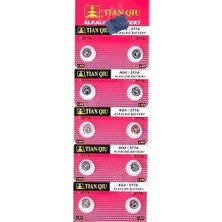 Tianqiu Ag4 LR626/377 Alkalin 10'lu Düğme Pil