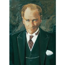 Art Puzzle Cumhurbaşkanı Atatürk Portresi Kutulu Puzzle 500 Parça