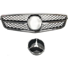 Mercedes w204 ön panjur ızgara c63 krom siyah 2007 / 2013