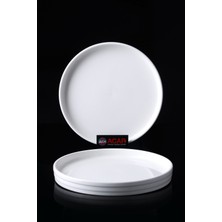 Acar Bianca Perla 6lı Porselen Yuvarlak Servis Tabak - 18 cm