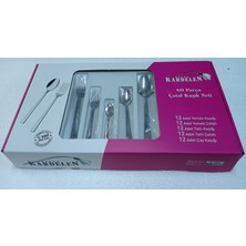 Kardelen 12 Kişlik Yıldız 60 Parça Kaşık Çatal Set