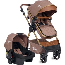 4 Baby Safran Gold Premium Travel Sistem Bebek Arabası AB-500 - Antrasit