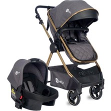 4 Baby Safran Gold Premium Travel Sistem Bebek Arabası AB-500 - Antrasit