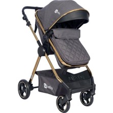 4 Baby Safran Gold Premium Travel Sistem Bebek Arabası AB-500 - Antrasit